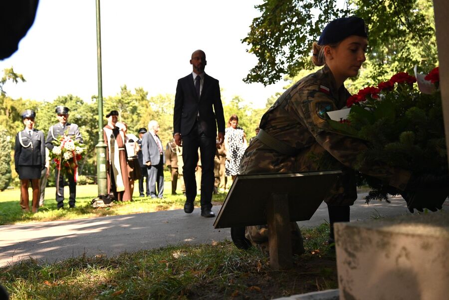 79. rocznica śmierć „Inki”. Uroczystość w Krakowie. Fot. Janusz Ślęzak (IPN)