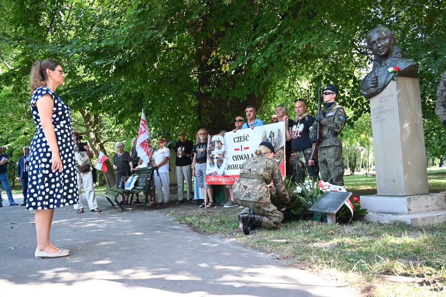 79. rocznica śmierć „Inki”. Uroczystość w Krakowie. Fot. Janusz Ślęzak (IPN)