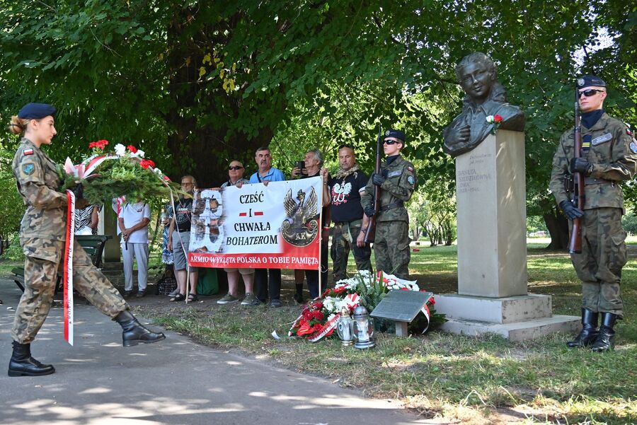 79. rocznica śmierć „Inki”. Uroczystość w Krakowie. Fot. Janusz Ślęzak (IPN)