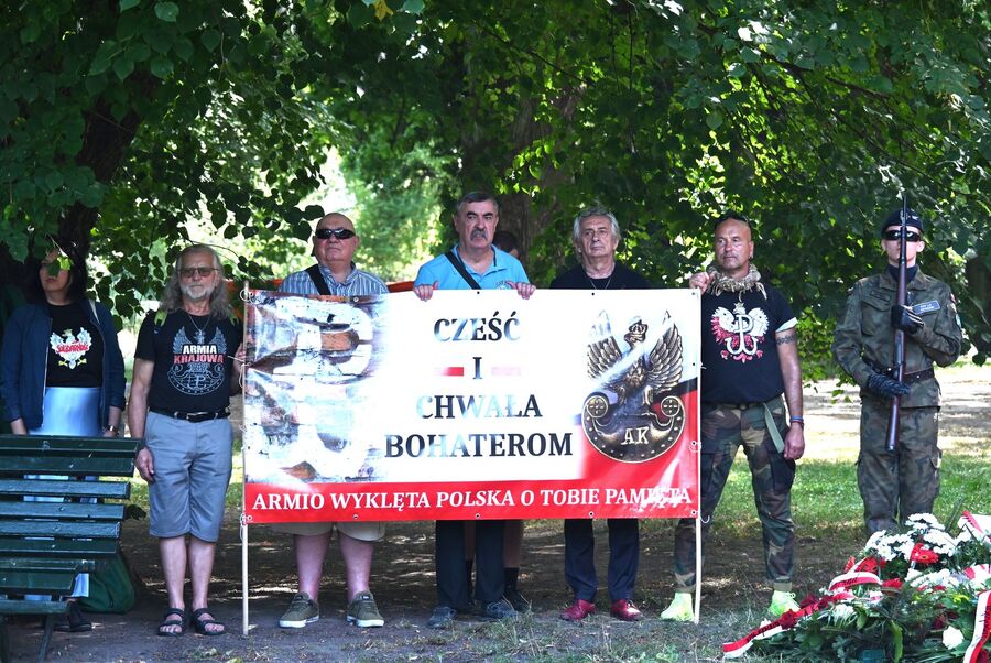 79. rocznica śmierć „Inki”. Uroczystość w Krakowie. Fot. Janusz Ślęzak (IPN)