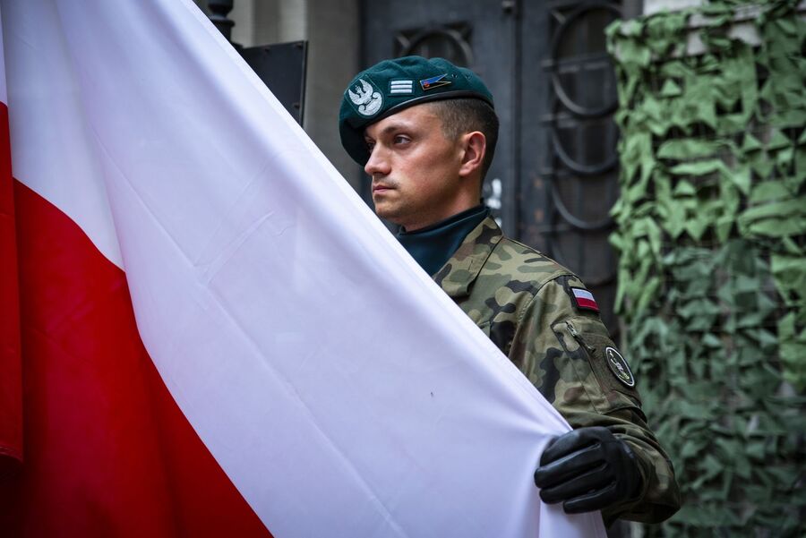 86. rocznica wybuchu II wojny światowej. Uroczystość w Tarnowie. Fot. Agnieszka Masłowska (IPN)