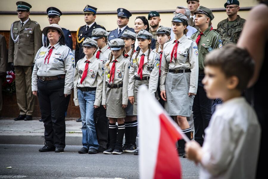 86. rocznica wybuchu II wojny światowej. Uroczystość w Tarnowie. Fot. Agnieszka Masłowska (IPN)