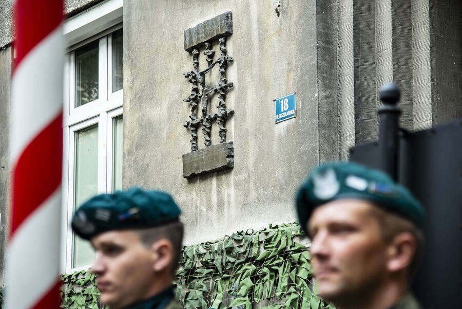 86. rocznica wybuchu II wojny światowej. Uroczystość w Tarnowie. Fot. Agnieszka Masłowska (IPN)