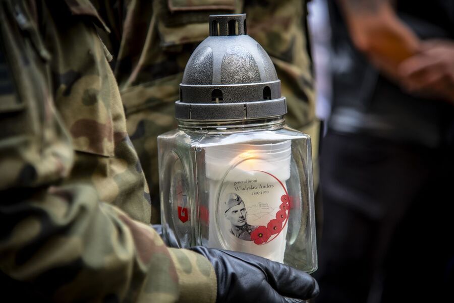 86. rocznica wybuchu II wojny światowej. Uroczystość w Tarnowie. Fot. Agnieszka Masłowska (IPN)