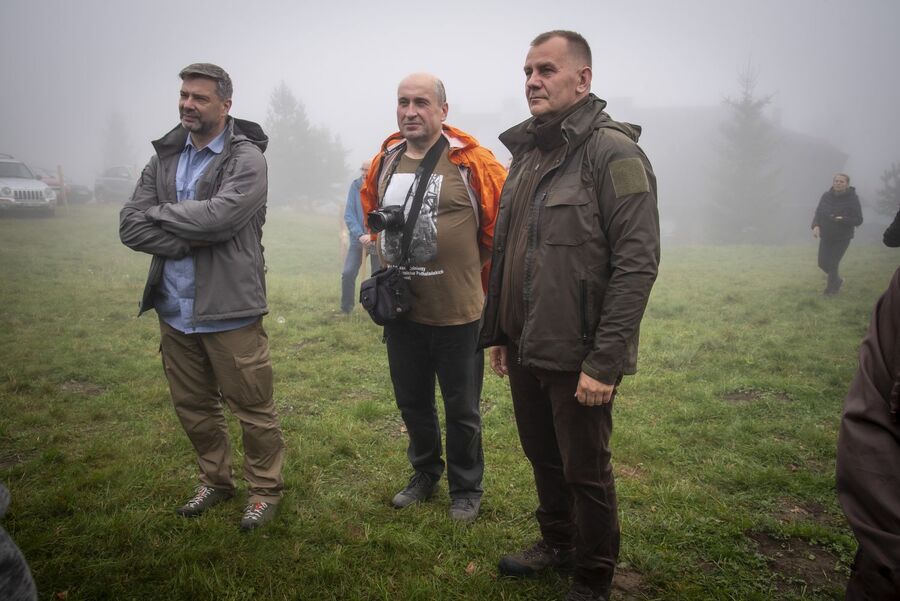 Uroczystość na Hali Łabowskiej. Fot. Agnieszka Masłowska (IPN)