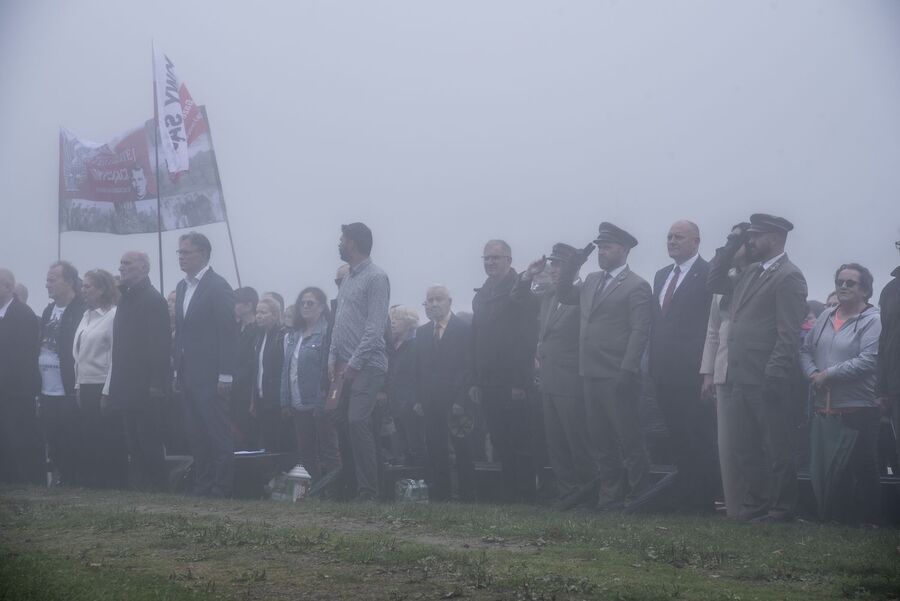 Uroczystość na Hali Łabowskiej. Fot. Agnieszka Masłowska (IPN)