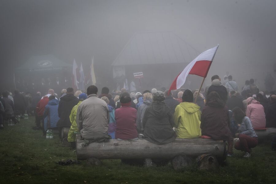 Uroczystość na Hali Łabowskiej. Fot. Agnieszka Masłowska (IPN)
