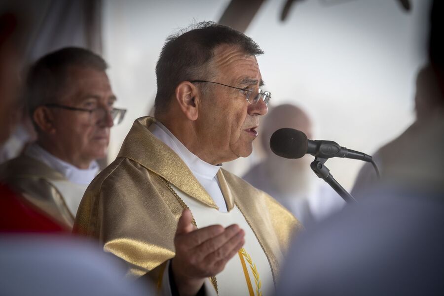 Uroczystość na Hali Łabowskiej. Fot. Agnieszka Masłowska (IPN)
