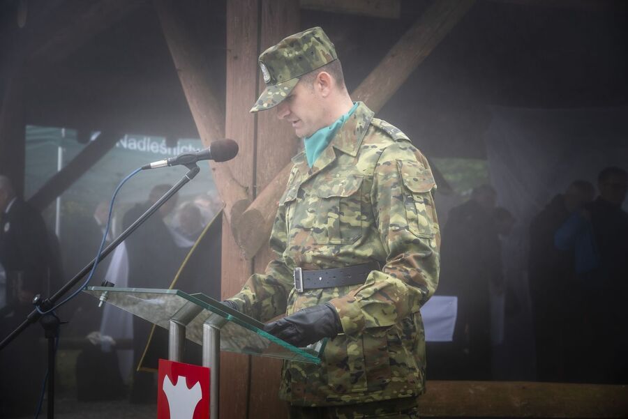 Uroczystość na Hali Łabowskiej. Fot. Agnieszka Masłowska (IPN)