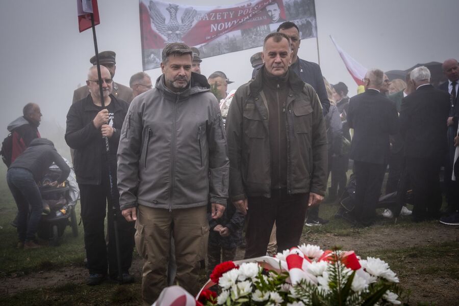 Uroczystość na Hali Łabowskiej. Fot. Agnieszka Masłowska (IPN)