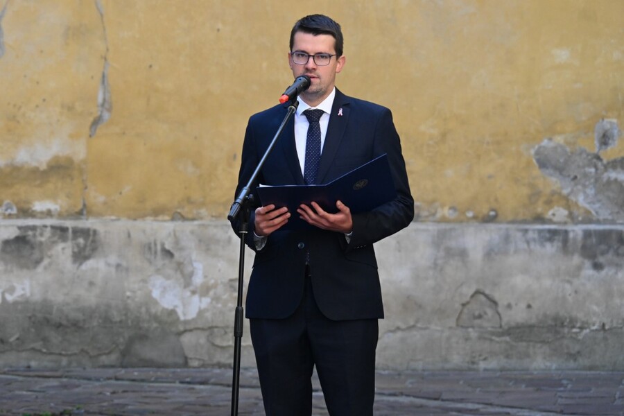 Uroczystość w rocznicę wyroków w procesie działaczy WiN i PSL. Fot. Żaneta Wierzgacz (IPN)