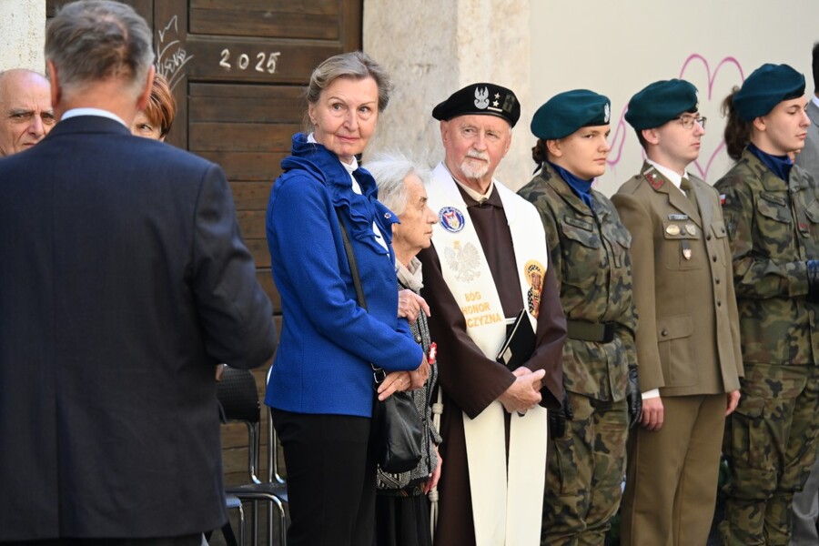 Uroczystość w rocznicę wyroków w procesie działaczy WiN i PSL. Fot. Żaneta Wierzgacz (IPN)