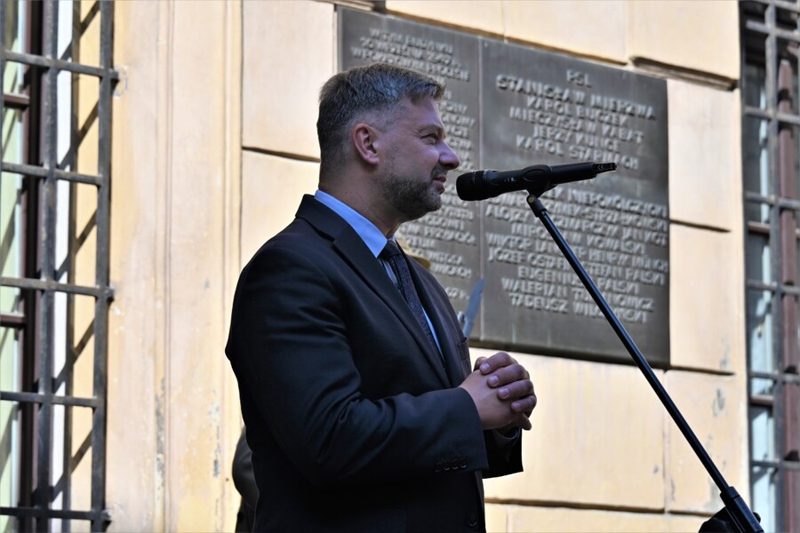 Uroczystość w rocznicę wyroków w procesie działaczy WiN i PSL. Fot. Żaneta Wierzgacz (IPN)