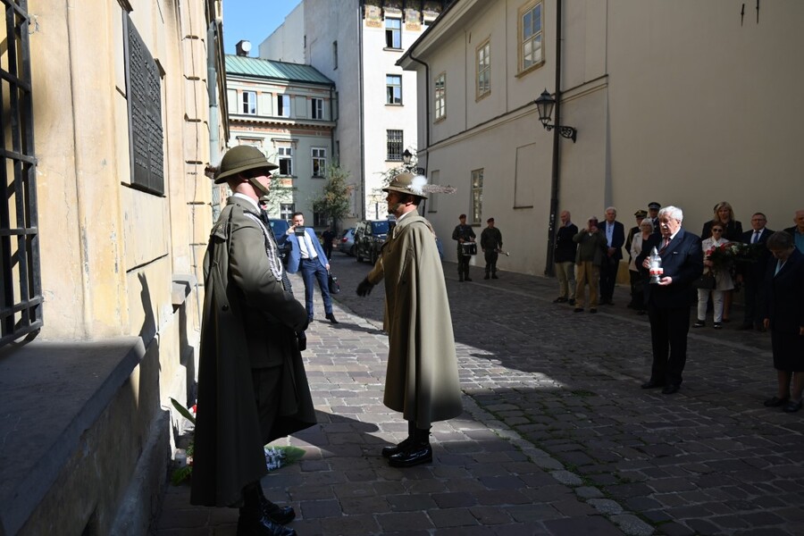 Uroczystość w rocznicę wyroków w procesie działaczy WiN i PSL. Fot. Żaneta Wierzgacz (IPN)