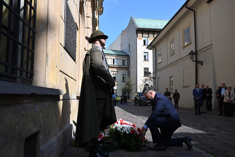 Uroczystość w rocznicę wyroków w procesie działaczy WiN i PSL. Fot. Żaneta Wierzgacz (IPN)