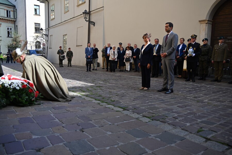 Uroczystość w rocznicę wyroków w procesie działaczy WiN i PSL. Fot. Żaneta Wierzgacz (IPN)