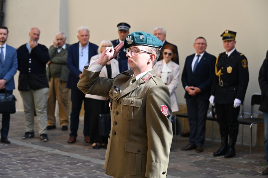Uroczystość w rocznicę wyroków w procesie działaczy WiN i PSL. Fot. Żaneta Wierzgacz (IPN)