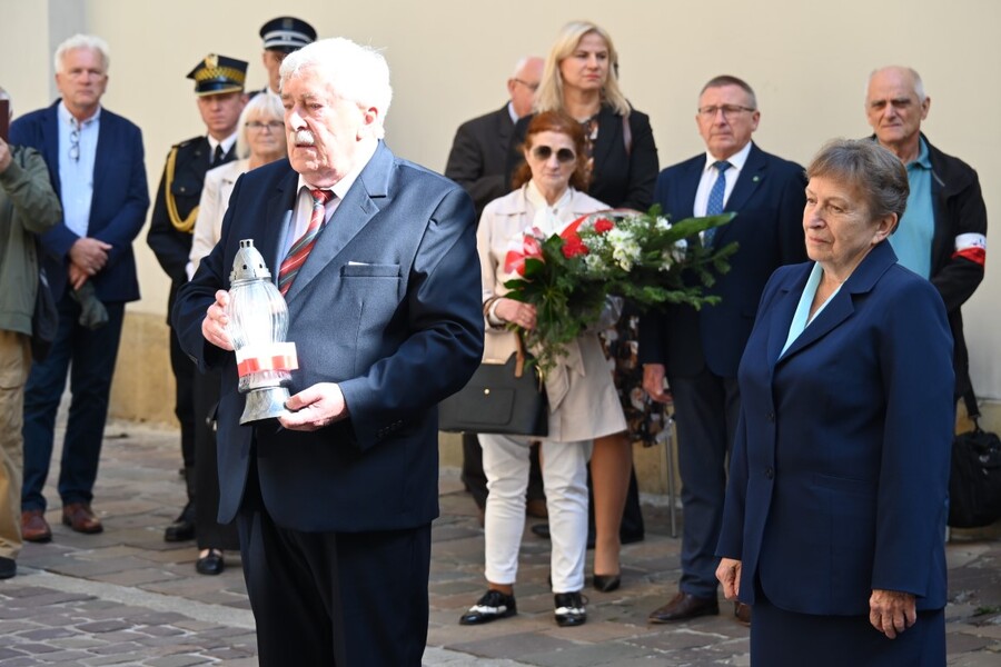 Uroczystość w rocznicę wyroków w procesie działaczy WiN i PSL. Fot. Żaneta Wierzgacz (IPN)