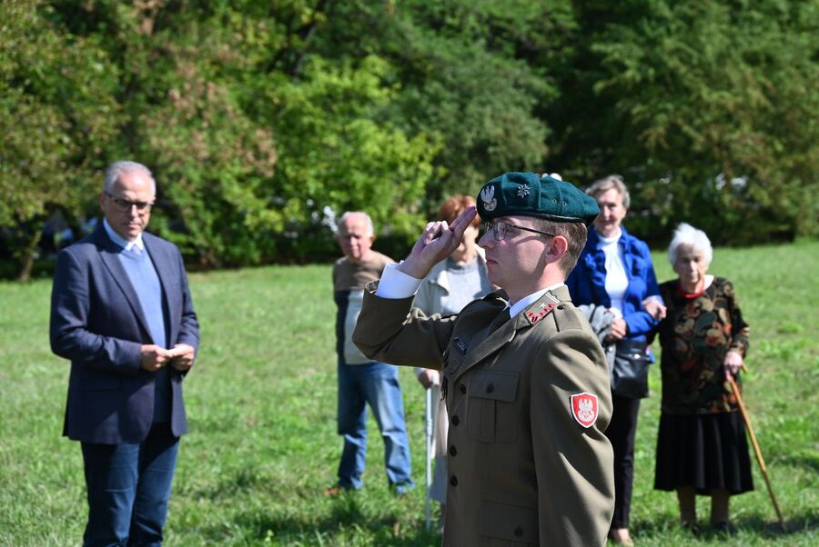 Uczciliśmy pamięć ofiar pierwszej niemieckiej zbiorowej egzekucji w Krakowie. Fot. Janusz Ślęzak (IPN)