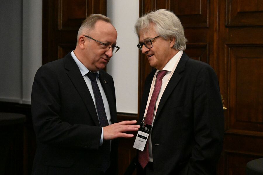 Dr hab. Karol Polejowski i dr med. Piotr Gajewski. Fot. Janusz Ślęzak (IPN)