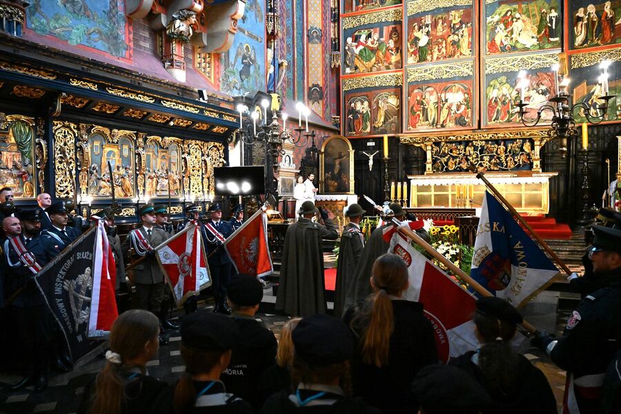 Krakowskie uroczystości w 86. rocznicę agresji Związku Sowieckiego na Polskę. Fot. Janusz Ślęzak (IPN)