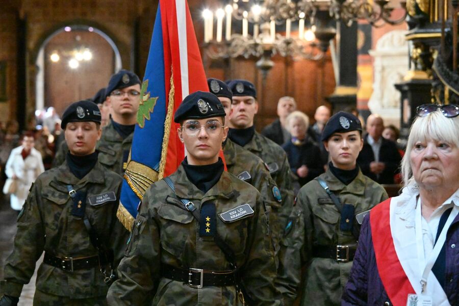 Krakowskie uroczystości w 86. rocznicę agresji Związku Sowieckiego na Polskę. Fot. Janusz Ślęzak (IPN)