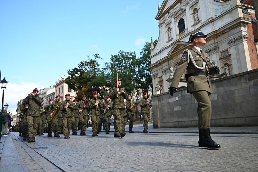 Krakowskie uroczystości w 86. rocznicę agresji Związku Sowieckiego na Polskę. Fot. Janusz Ślęzak (IPN)