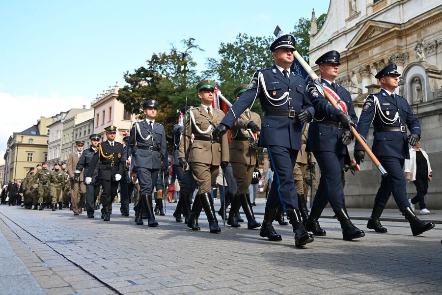 Krakowskie uroczystości w 86. rocznicę agresji Związku Sowieckiego na Polskę. Fot. Janusz Ślęzak (IPN)