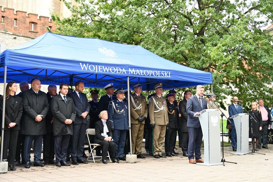 Krakowskie uroczystości w 86. rocznicę agresji Związku Sowieckiego na Polskę. Fot. Janusz Ślęzak (IPN)