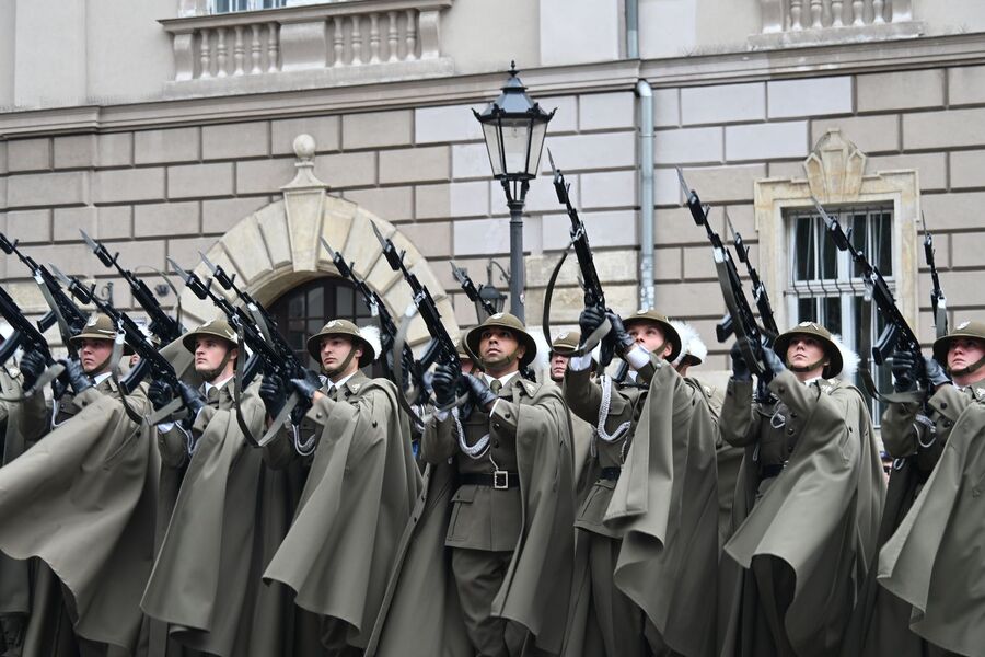 Krakowskie uroczystości w 86. rocznicę agresji Związku Sowieckiego na Polskę. Fot. Janusz Ślęzak (IPN)