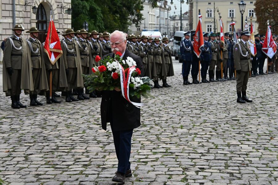 Krakowskie uroczystości w 86. rocznicę agresji Związku Sowieckiego na Polskę. Fot. Janusz Ślęzak (IPN)