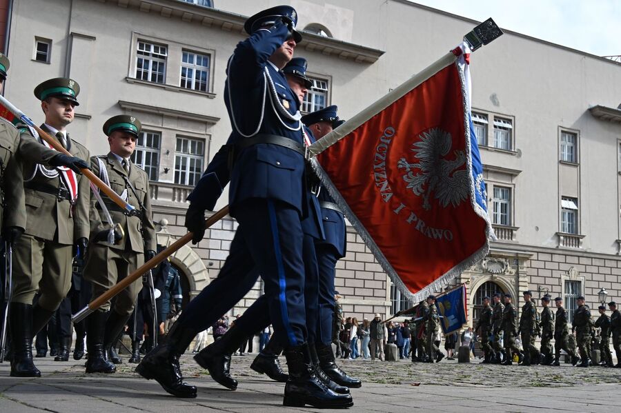 Krakowskie uroczystości w 86. rocznicę agresji Związku Sowieckiego na Polskę. Fot. Janusz Ślęzak (IPN)