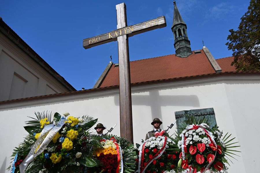 Krakowskie uroczystości w 86. rocznicę agresji Związku Sowieckiego na Polskę. Fot. Janusz Ślęzak (IPN)