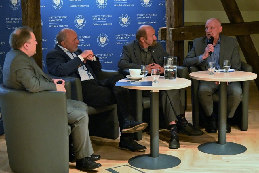 Sierpień 1980 i narodziny „Solidarności” w Małopolsce. Panel dyskusyjny. Fot. Żaneta Wierzgacz (IPN)