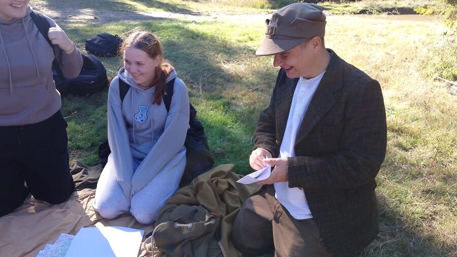 XX Rajd Szlakami Żołnierzy Wyklętych mjr. Józefa Kurasia „Ognia”. Fot. IPN, ZSiP nr 2 w Kasinie Wielkiej, MOW w Krakowie