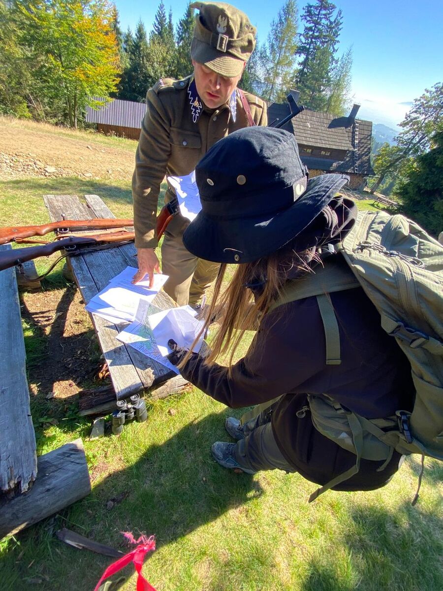 XX Rajd Szlakami Żołnierzy Wyklętych mjr. Józefa Kurasia „Ognia”. Fot. IPN, ZSiP nr 2 w Kasinie Wielkiej, MOW w Krakowie