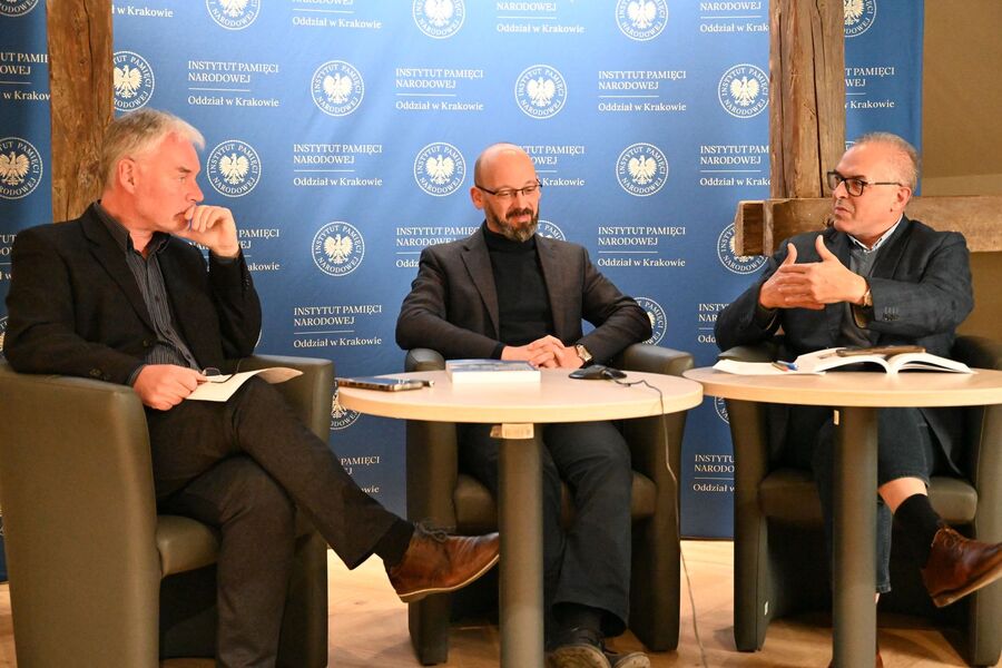 Spotkanie Krakowskiej Loży Historii Współczesnej. Fot. Kamil Szkaradek (IPN)