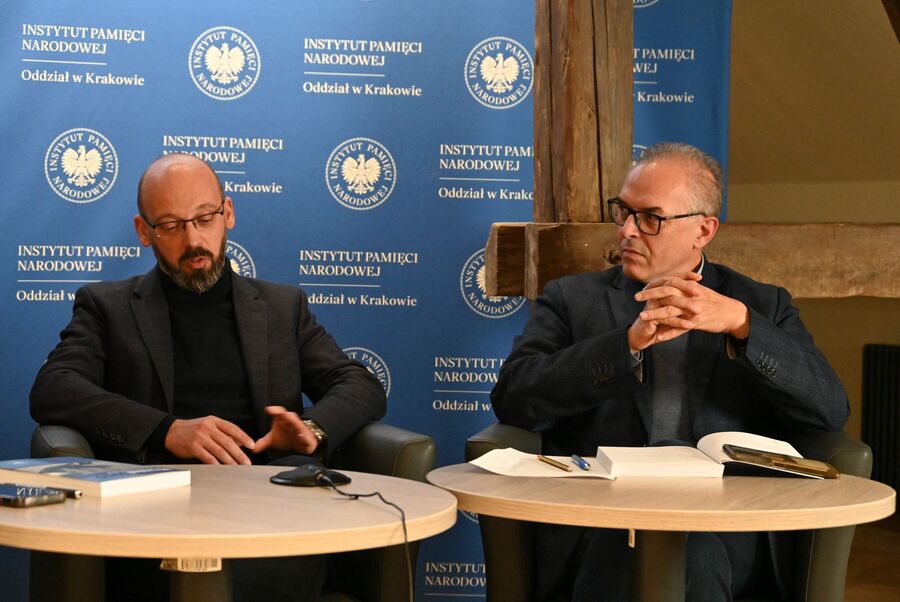 Spotkanie Krakowskiej Loży Historii Współczesnej. Fot. Kamil Szkaradek (IPN)