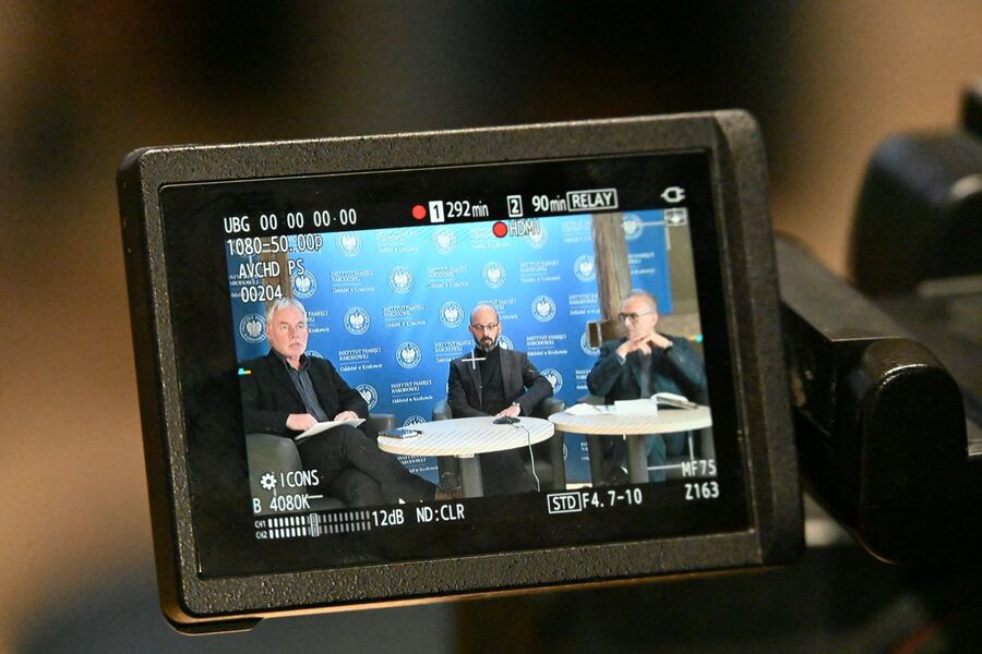 Spotkanie Krakowskiej Loży Historii Współczesnej. Fot. Kamil Szkaradek (IPN)