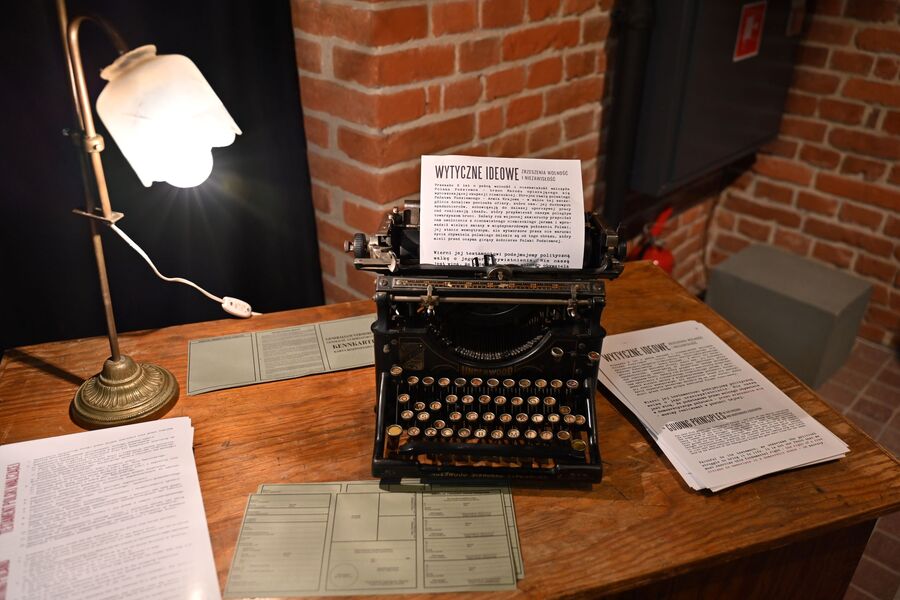 Otwarcie wystawy „O duszę i charakter Narodu Polskiego. Zrzeszenie Wolność i Niezawisłość”. Fot. Żaneta Wierzgacz (IPN)