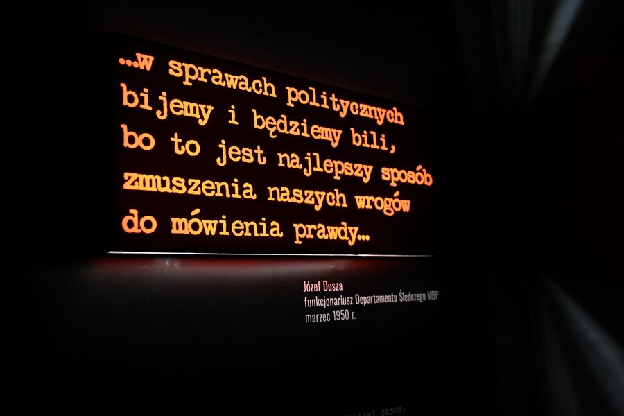 Otwarcie wystawy „O duszę i charakter Narodu Polskiego. Zrzeszenie Wolność i Niezawisłość”. Fot. Żaneta Wierzgacz (IPN)