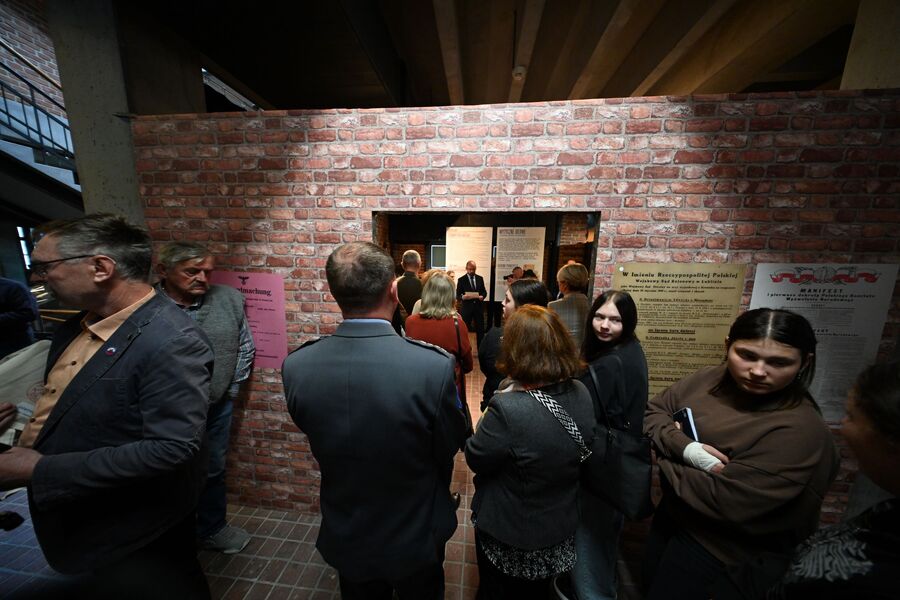 Otwarcie wystawy „O duszę i charakter Narodu Polskiego. Zrzeszenie Wolność i Niezawisłość”. Fot. Żaneta Wierzgacz (IPN)