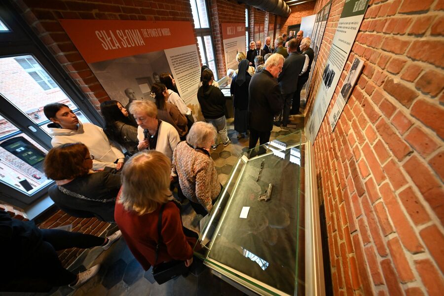 Otwarcie wystawy „O duszę i charakter Narodu Polskiego. Zrzeszenie Wolność i Niezawisłość”. Fot. Żaneta Wierzgacz (IPN)