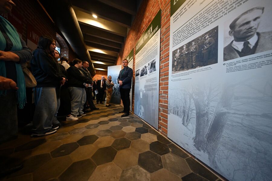 Otwarcie wystawy „O duszę i charakter Narodu Polskiego. Zrzeszenie Wolność i Niezawisłość”. Fot. Żaneta Wierzgacz (IPN)
