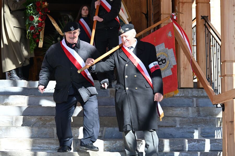 Uroczystości pogrzebowe Stanisława Klapera. Fot. Janusz Ślęzak (IPN)