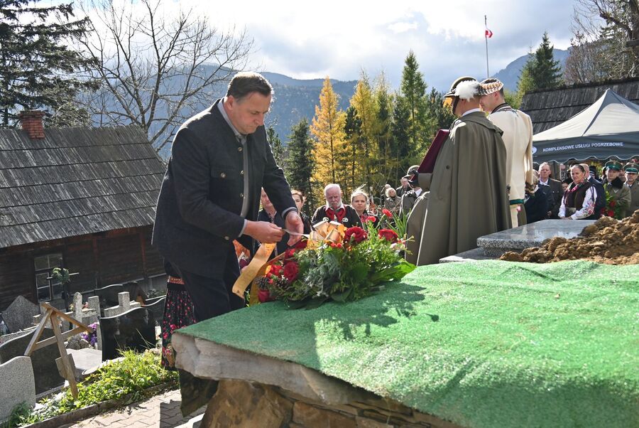 Uroczystości pogrzebowe Stanisława Klapera. Fot. Janusz Ślęzak (IPN)