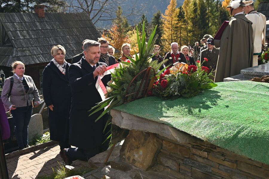 Uroczystości pogrzebowe Stanisława Klapera. Fot. Janusz Ślęzak (IPN)