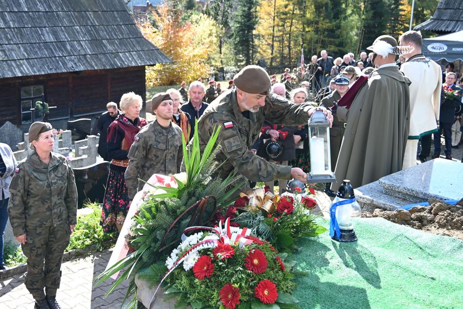 Uroczystości pogrzebowe Stanisława Klapera. Fot. Janusz Ślęzak (IPN)