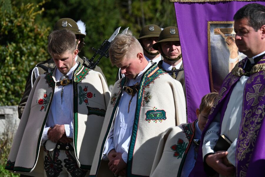 Uroczystości pogrzebowe Stanisława Klapera. Fot. Janusz Ślęzak (IPN)