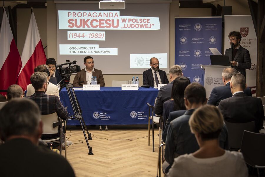 Konferencja naukowa o propagandzie sukcesu w Polsce ludowej. Fot. Agnieszka Masłowska (IPN)
